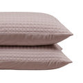 Zelesta Teddy Check Kussensloop Set van 2 - Old Pink