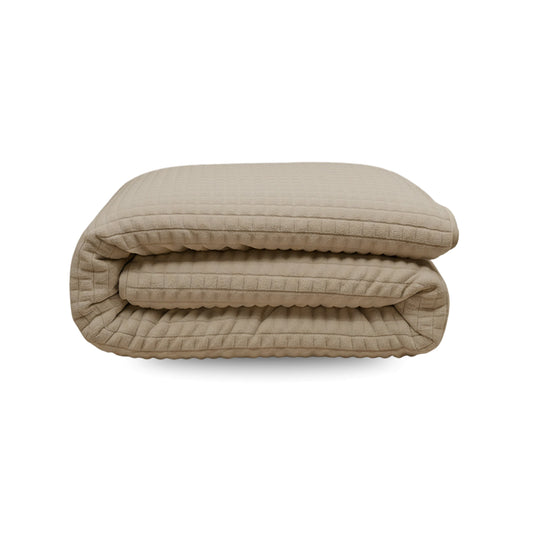 Zelesta Teddy Check - Taupe