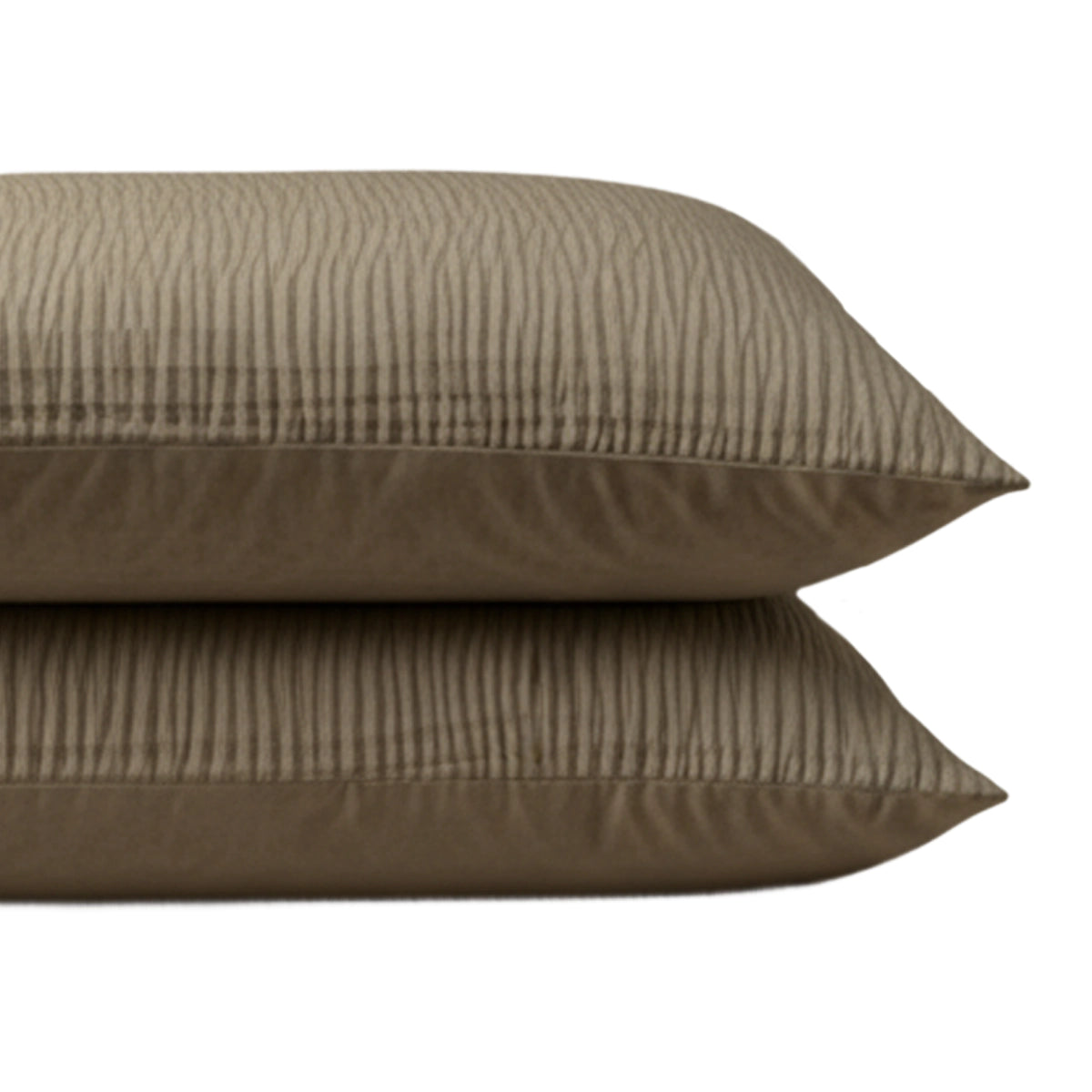 Zelesta Velvetbed Chique Kussensloop Set van 2 - Taupe