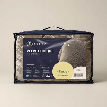 Zelesta Velvetbed Chique - Taupe