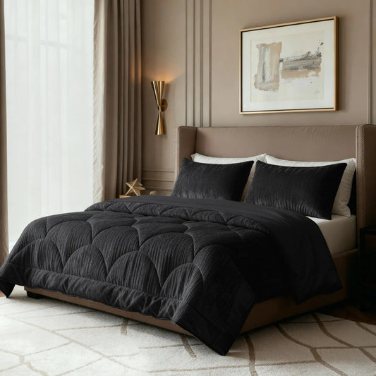 Zelesta Special Velvet Chic Duvet - Black
