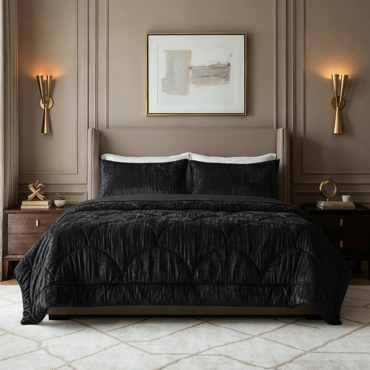 Zelesta Velvetbed Chique - Black
