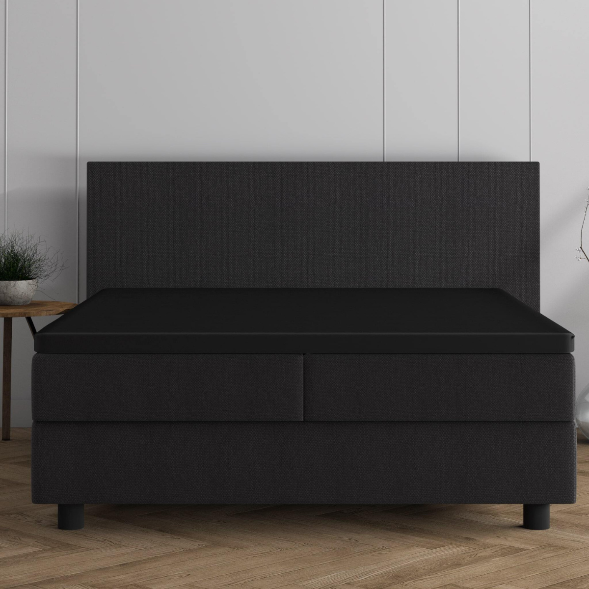 Zelesta Double Jersey Topper Fitted Sheet Black image