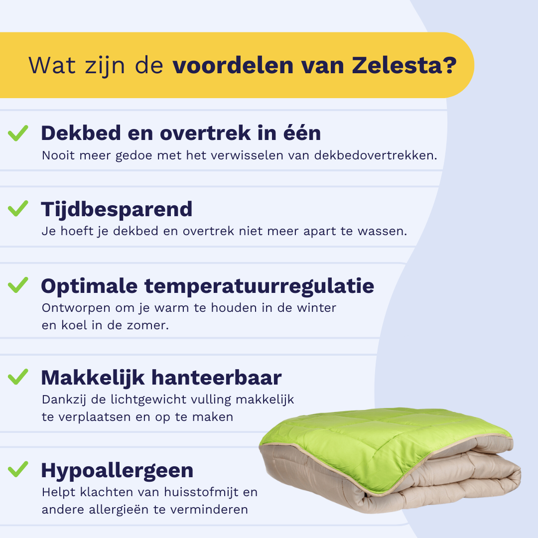 Zelesta Easybed - Anijs & Beige 240x200cm