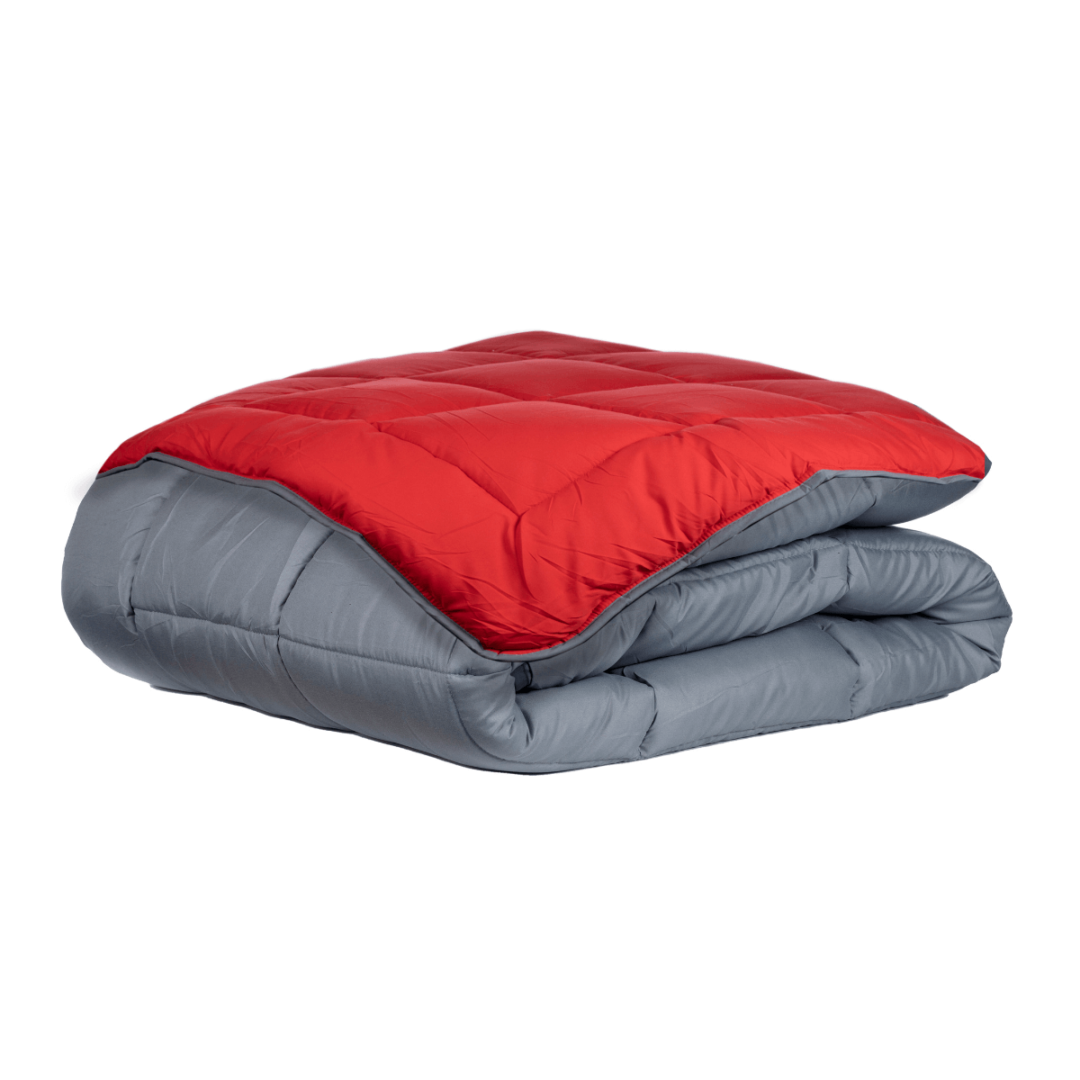 Zelesta Everyday Duo Duvet - Anthracite & Red