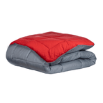 Zelesta Everyday Duo Duvet - Anthracite & Red
