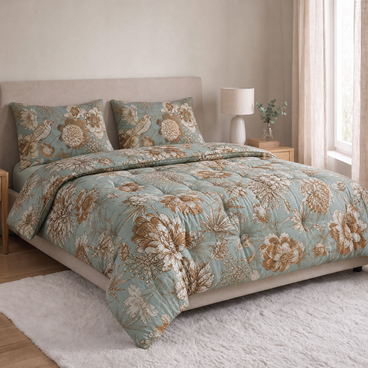 Zelesta Comfort Design Pillowcase Set Of 2 - Botanic Chic