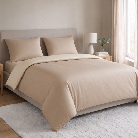 Zelesta Pure Duo Seamless Cotton Pillowcase Set Of 2 - Off White