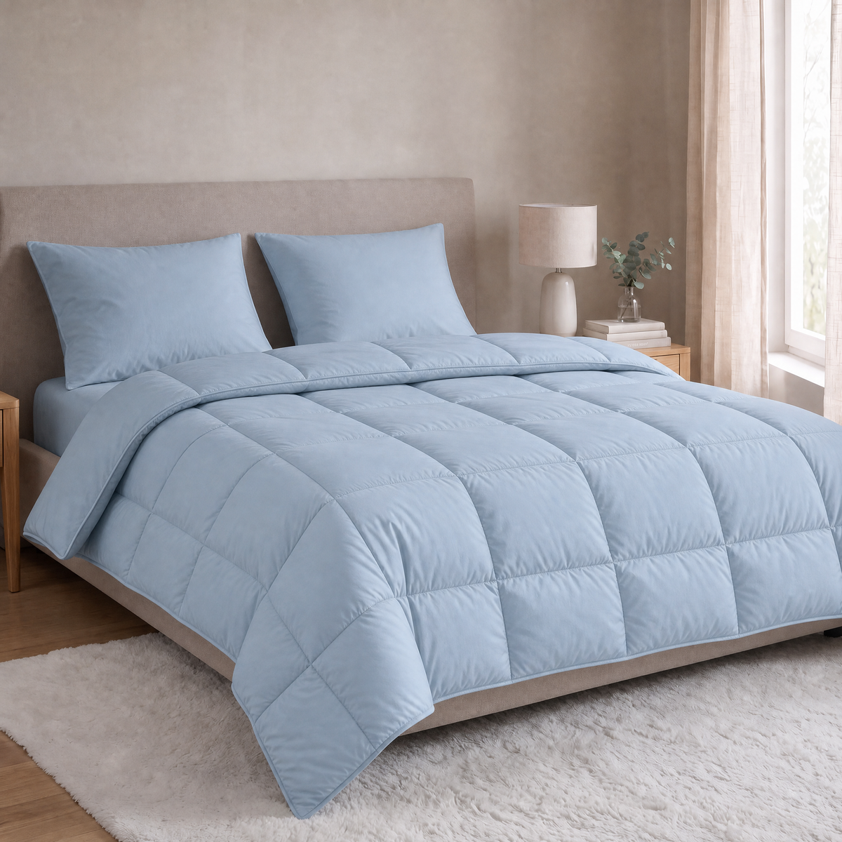 Zelesta Everyday Uni Kussensloop Set Van 2 - Lichtblauw
