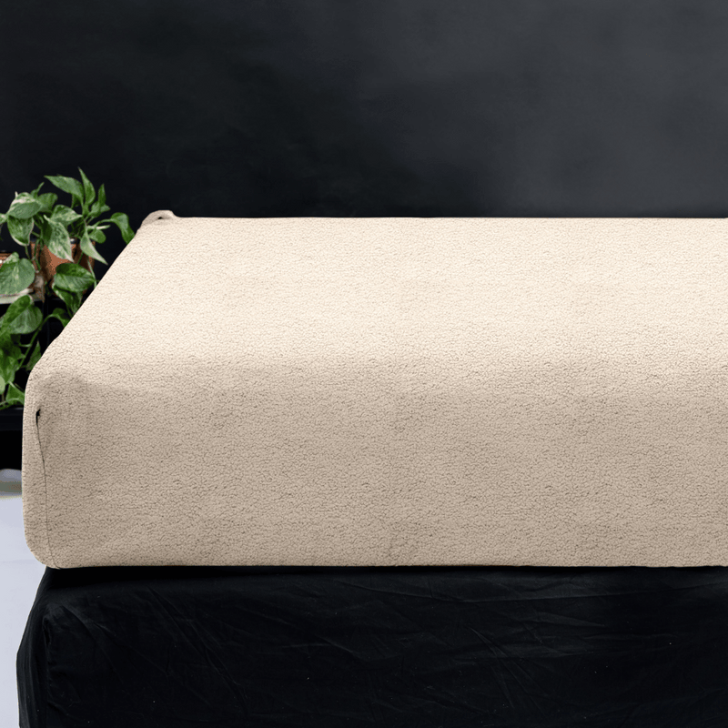 Zelesta Teddy Fitted Sheet - Taupe image