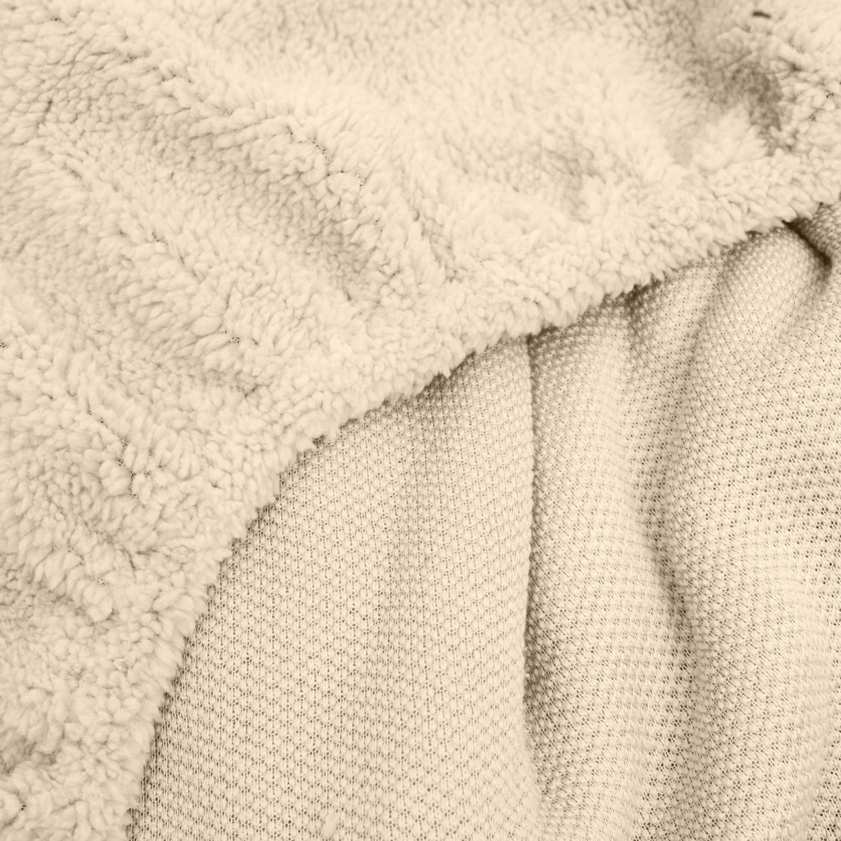 Zelesta Teddy Fitted Sheet - Taupe image