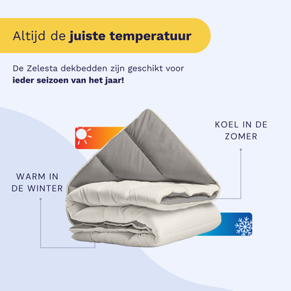 Zelesta Royalbed - Tender Grey & Cream