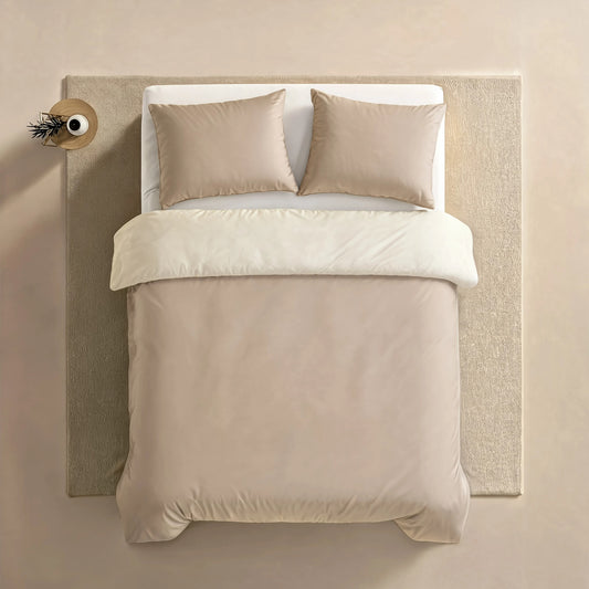 Zelesta Pure Duo Seamless Cotton Pillowcase Set Of 2 - Off White