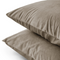 Velvet 2 in 1 Kussensloop Set van 2  - Taupe